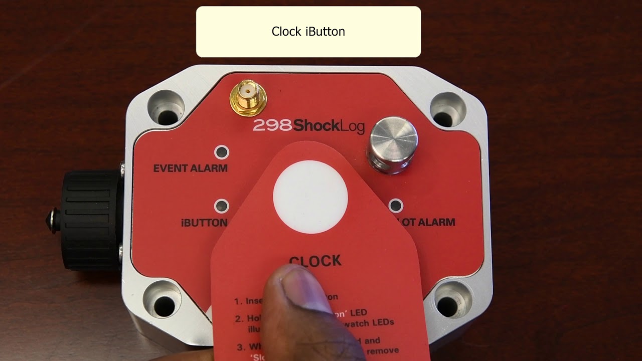 Using The ShockLog iButtons