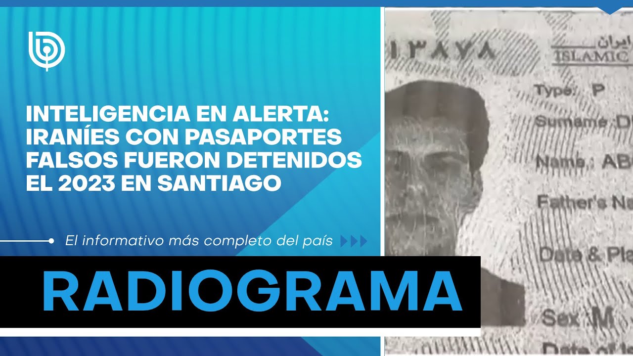 Inteligencia en alerta: iraníes con pasaportes falsos fueron detenidos el 2023 en Santiago