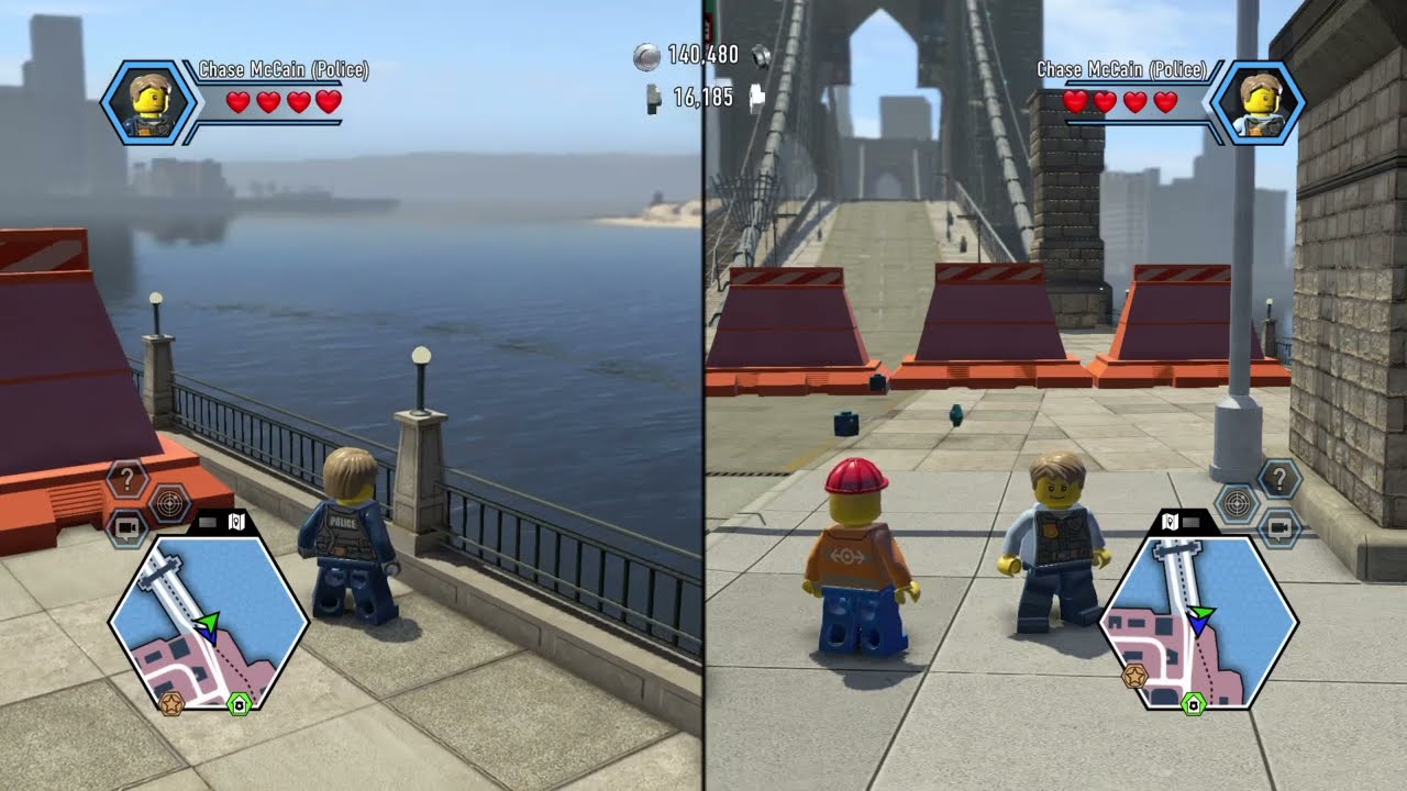 You get off the bridge (LEGO® CITY UNDERCOVER)