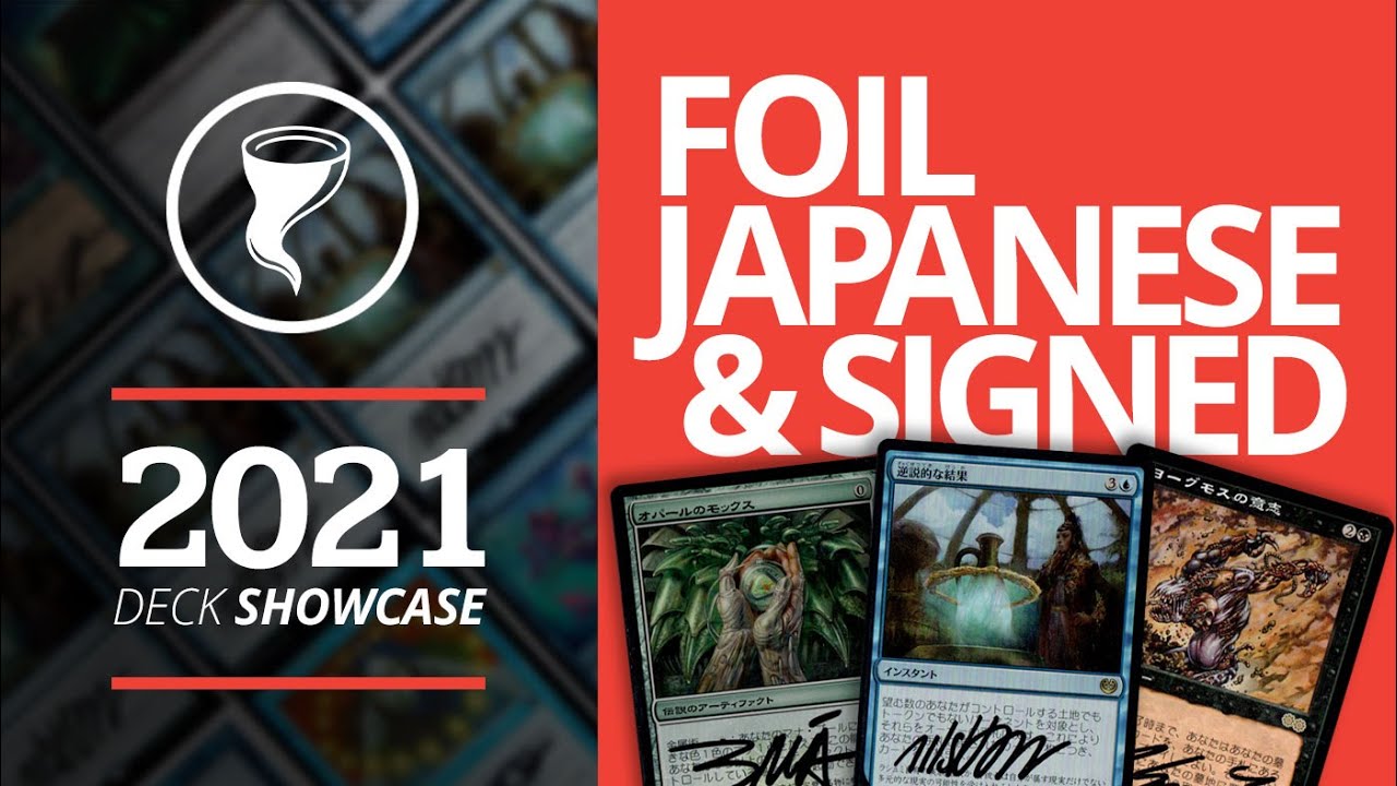 Paradoxical Outcome &mdash; Vintage Storm Combo Deck | 2021 Deck Showcase &mdash; Foil, Japanese, & Signed Cards