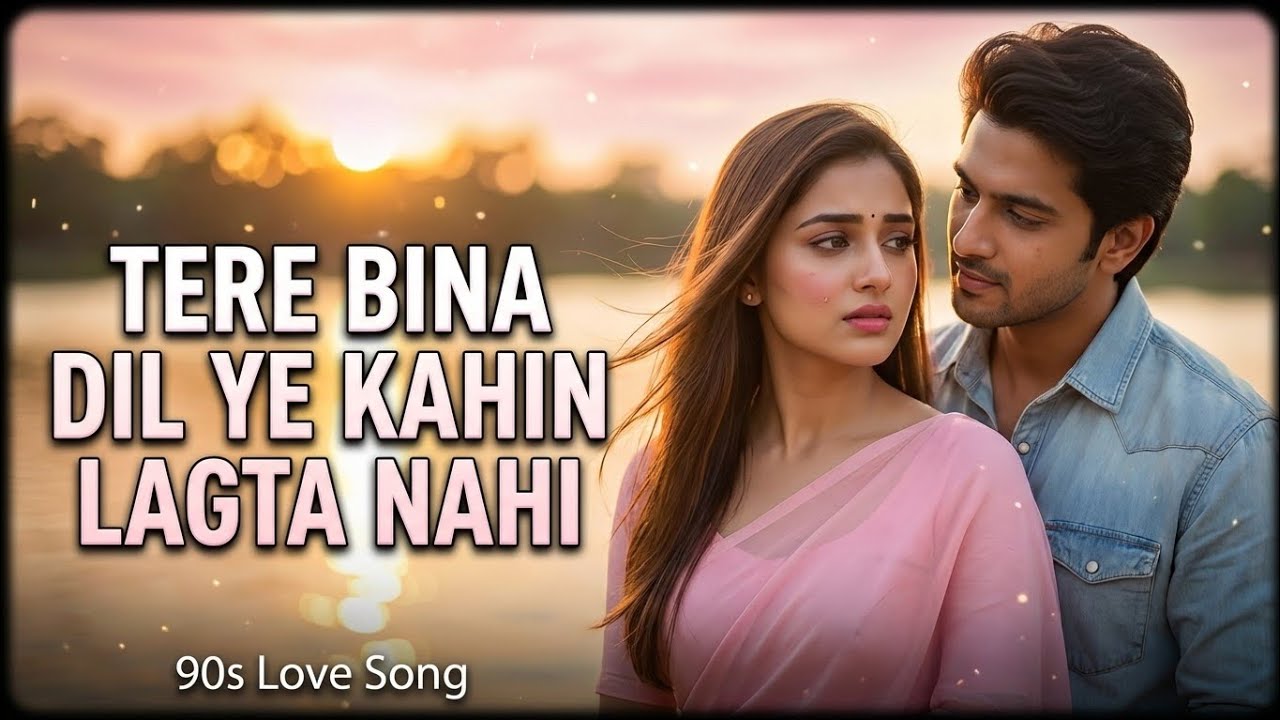 Tere Bina Dil Ye Kahin Lagta Nahi | 90s Bollywood Romantic Love Song | Heart Touching Hindi Song 