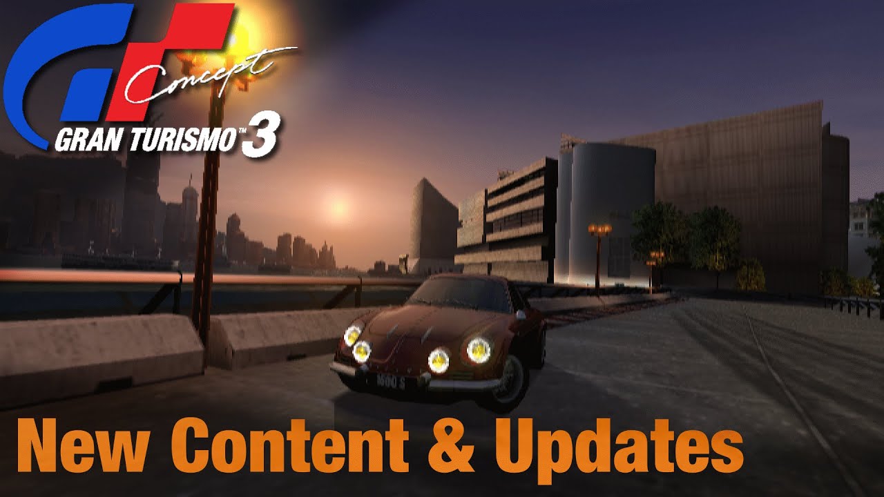 Gran Turismo 3: Concept - New Cars & Other Updates!