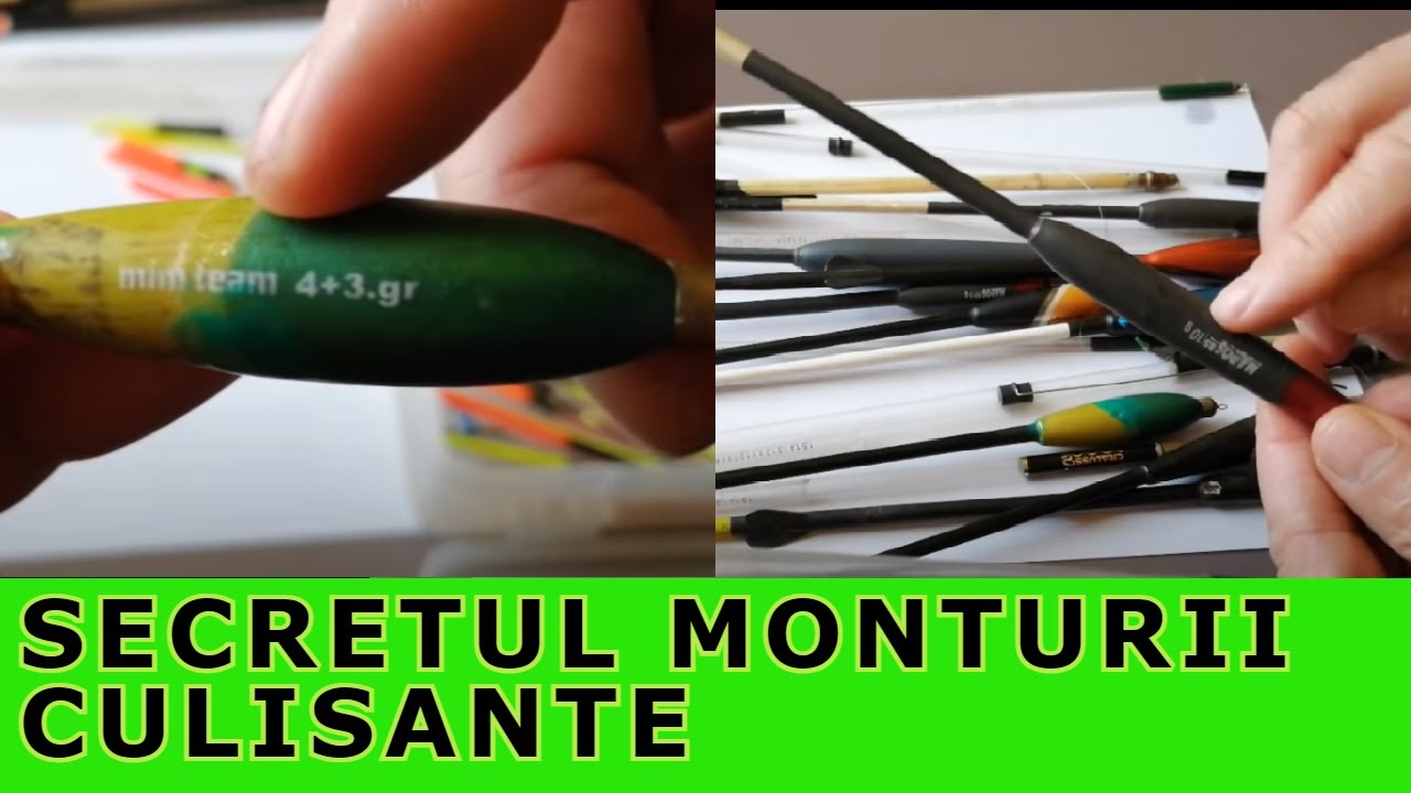 TUTORIAL PLUTĂ CULISANTĂ-Secretul care NU încurcă MONTURA-Match și Slider