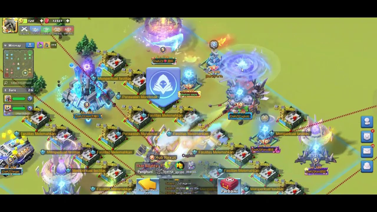 Titan Canyon Topwar 3901 vs 2682 vs 619 vs 2287 | Vivid Army | Top War | VividArmy | Bibiamy