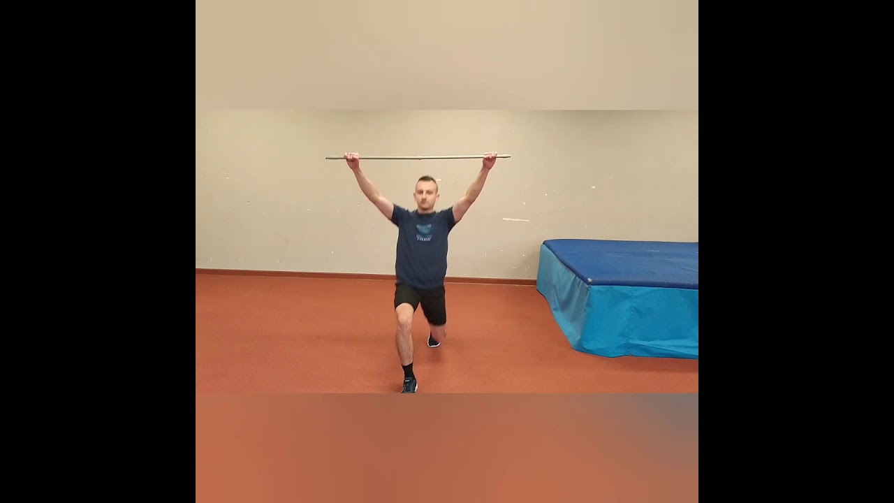 Ćwiczenia z wykorzystaniem lasek gimnastycznych - Piotr Kołodnicki