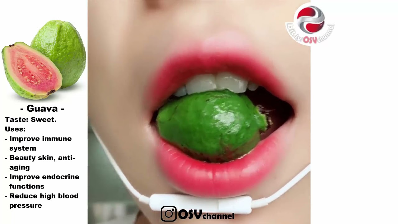 ASMR EATING SEA GRAPE Frozen WATERMELON GUAVA STAR FRUIT 바다 포도 냉동 수박 구아바 카람볼라 묵방 EATING