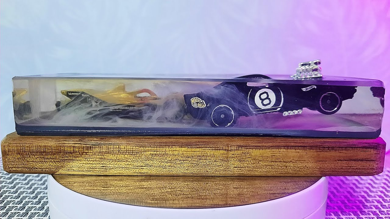 Epoxy resin HOT WHEELS Diorama speed