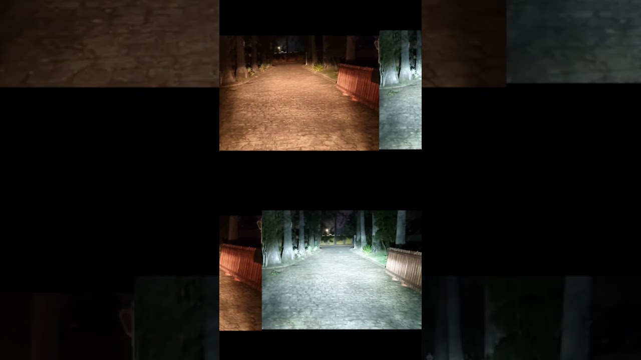 L&acirc;mpada H4 LED vs halogena