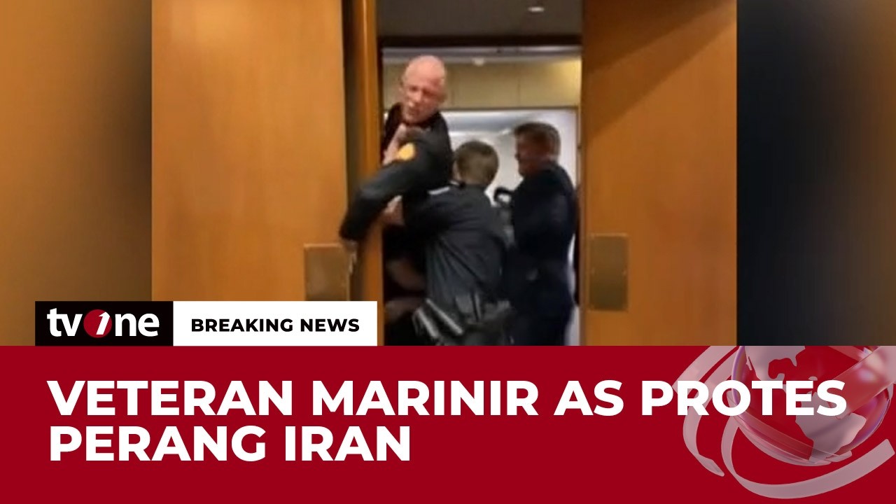 Tegang, Veteran Marinir AS Protes Perang Iran Saat Sidang Senat | Breaking News