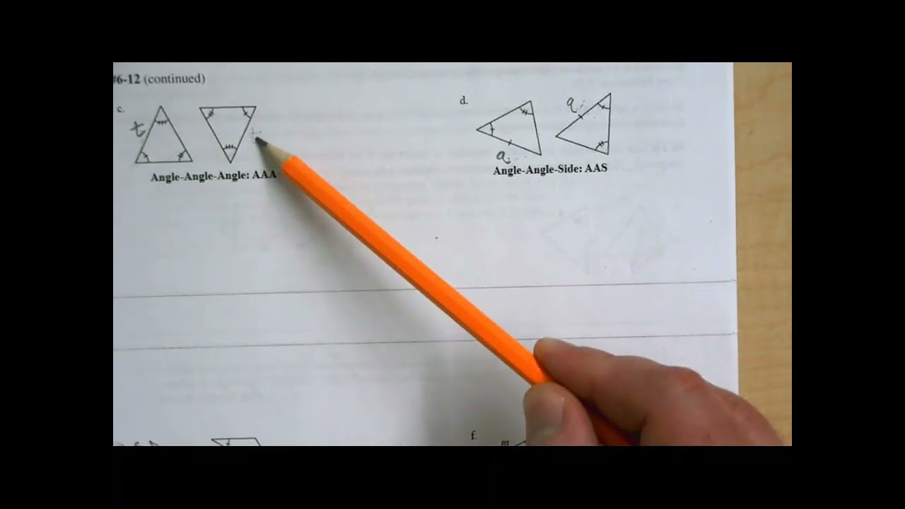 6.1.2: Conditions for Triangle Congruence - Lesson 2