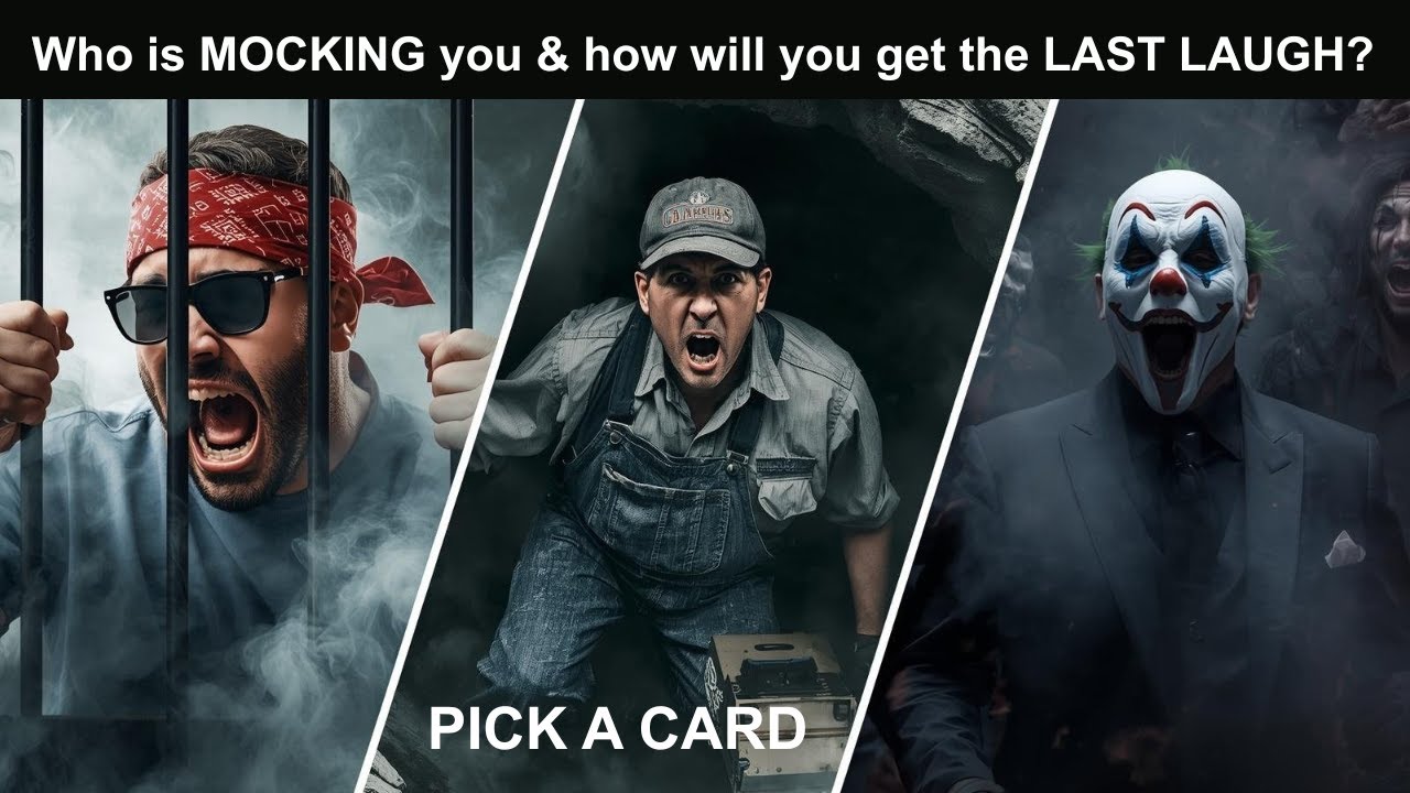 Who is MOCKING you & how will you get the LAST LAUGH? (PICK A CARD)