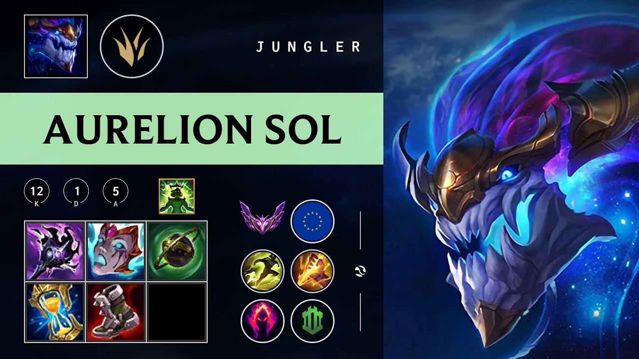 Aurelion Sol Jungle vs Rengar - EUW Master Patch 26.05