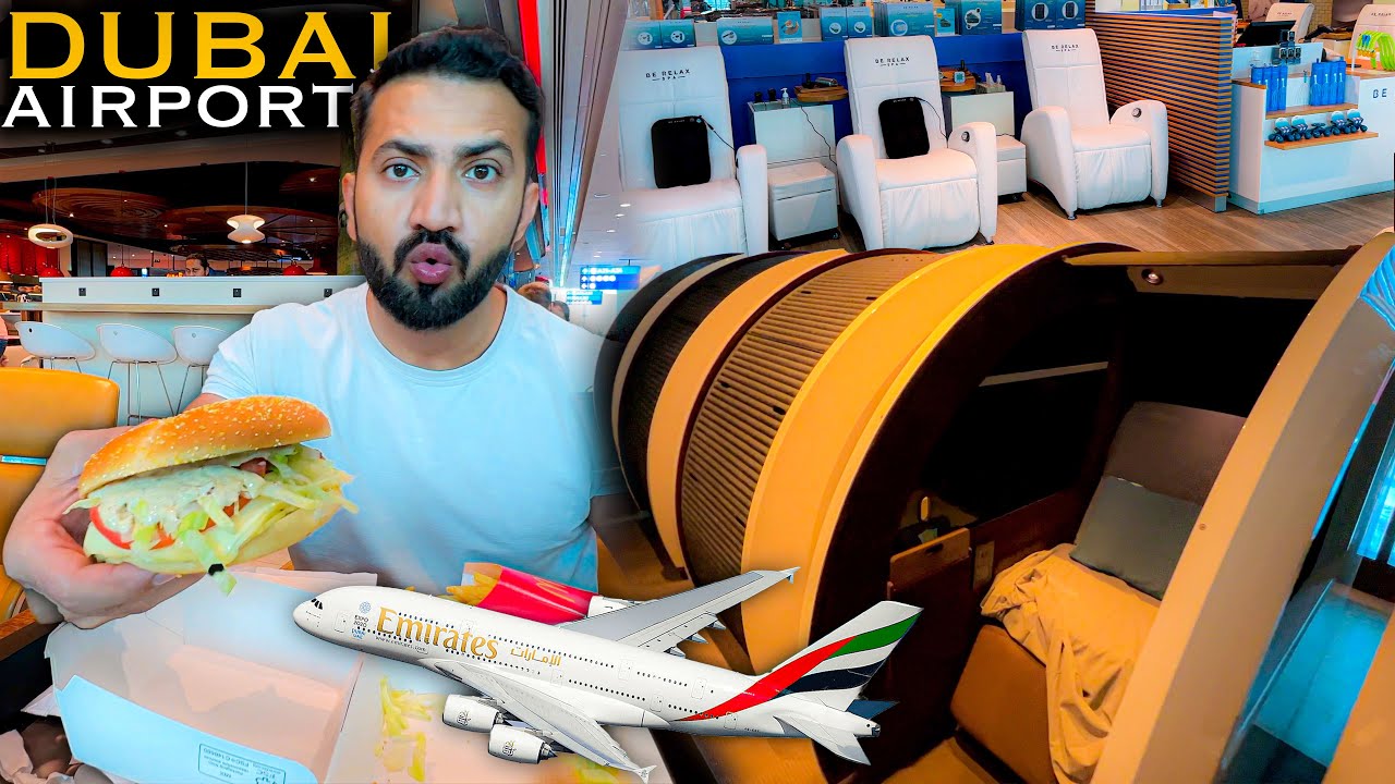 24 Hours in Dubai Airport 