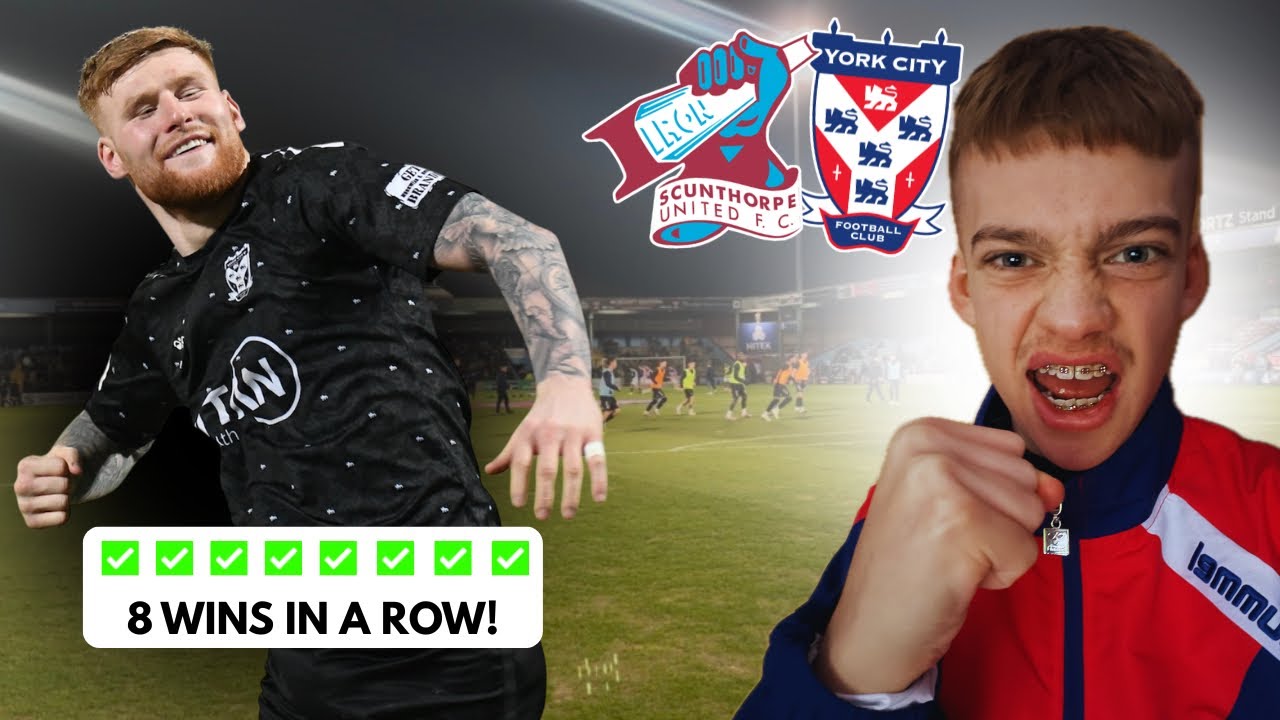 York go top as the get revenge on Scunthorpe United | Matchday Vlog