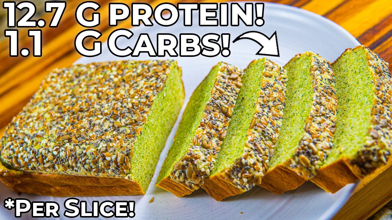 FLOURLESS Keto Protein Broccoli Bread Recipe! Nut Free! Sugar Free! Gluten Free!  Super Healthy!