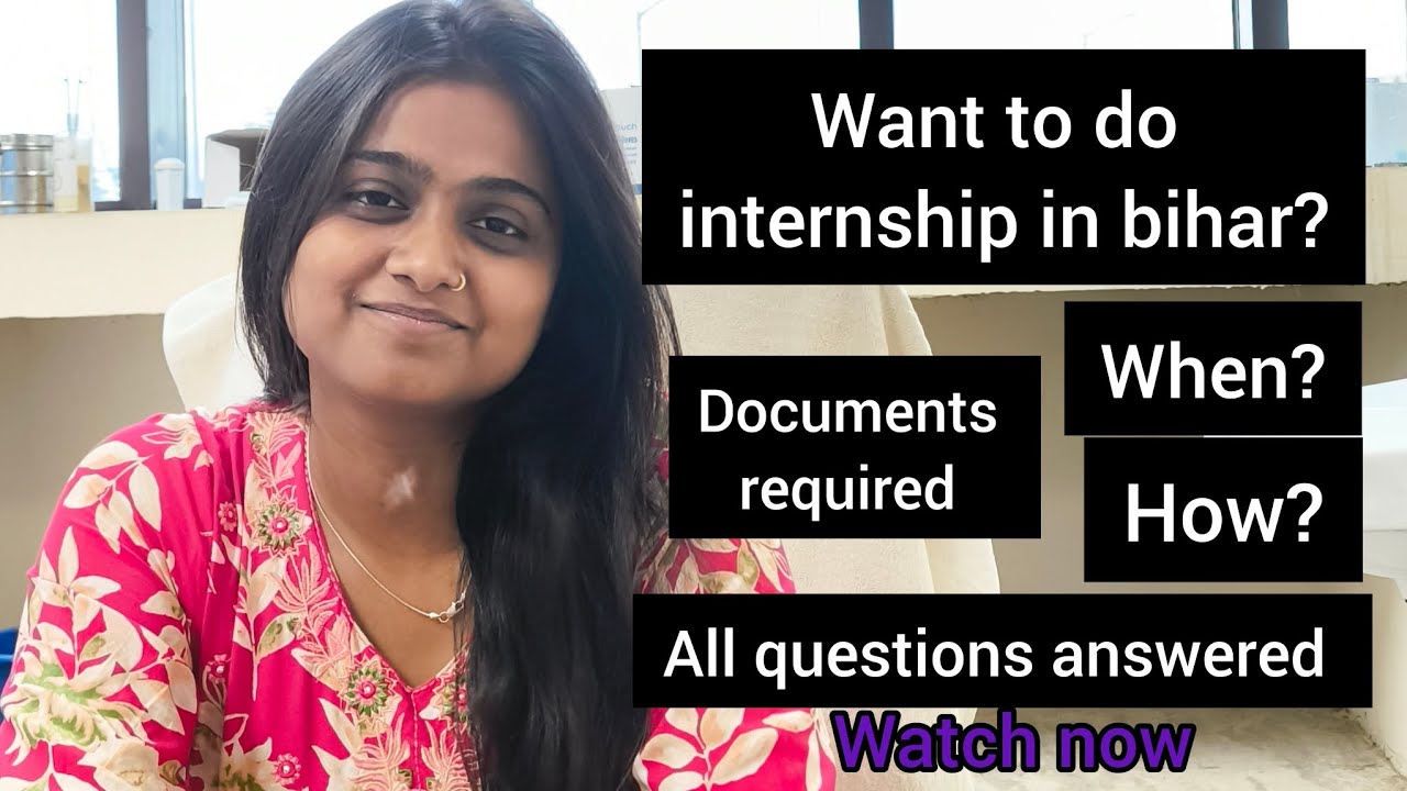 How to apply internship in bihar for FMG students || When will internship start in bihar?