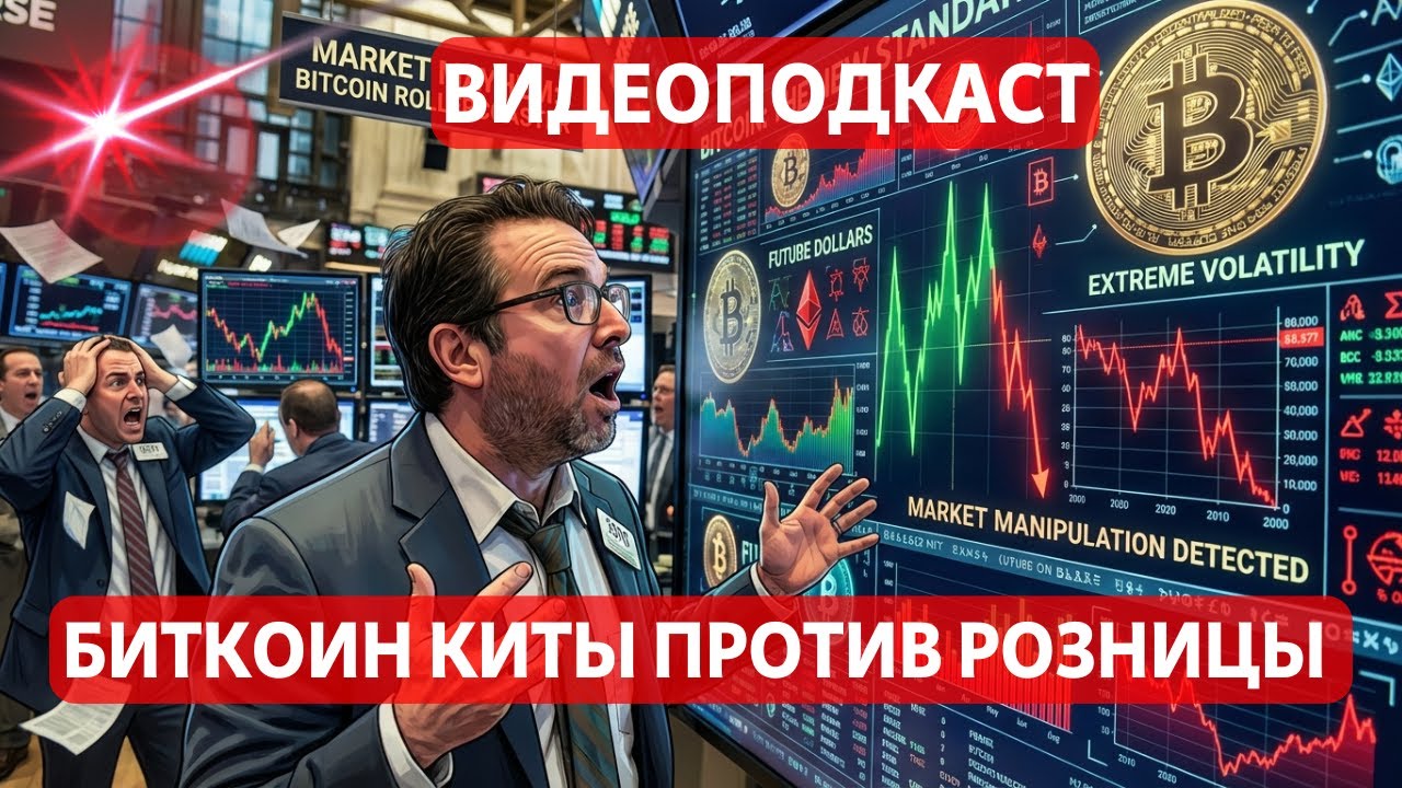 ШОК ЯНВАРЬ 2026: БИТКОИН КИТЫ ПРОТИВ РОЗНИЦЫ!! СТАДИЯ ЗРЕЛОГО НАКОПЛЕНИЯ! ВИДЕОПОДКАСТ