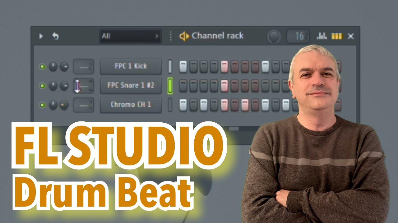 FL STUDIO 21 DAW MAC and PC From Zero to Hero - Tutorial 2: Create a Drum Beat via the Channel Rack