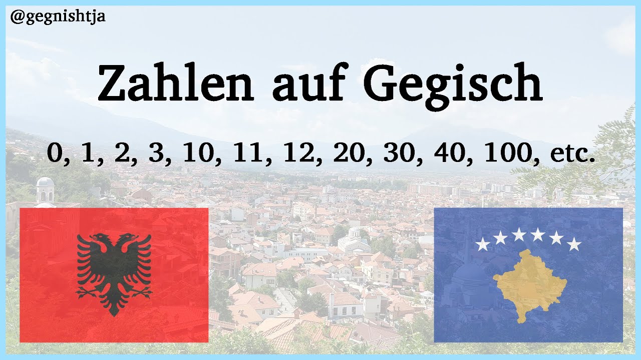 Zahlen auf Albanisch | Kuqi-Institut