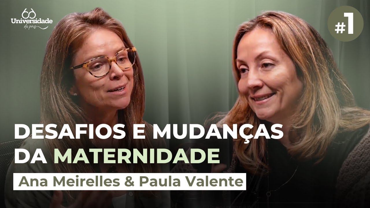 Desafios e mudanças da MATERNIDADE com Paula Valente | Café com Pais EP 1