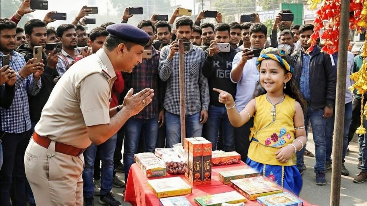 कान्हा का चमत्कार देख कांप उठी पुलिस - पुलिस वाले ने जोड़ दिए हाथ | Yashomati Maiyaa Ke Nandlala