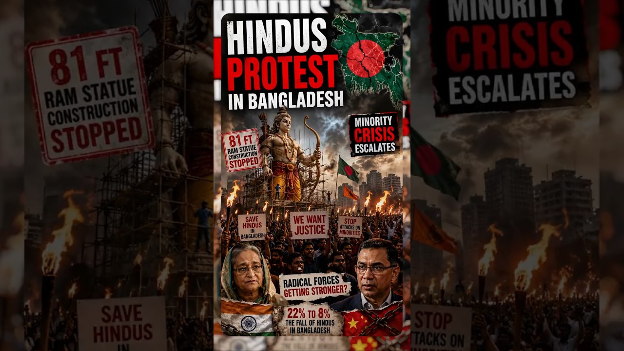Hindus Protest in Bangladesh Over Halted Ram Temple Project
