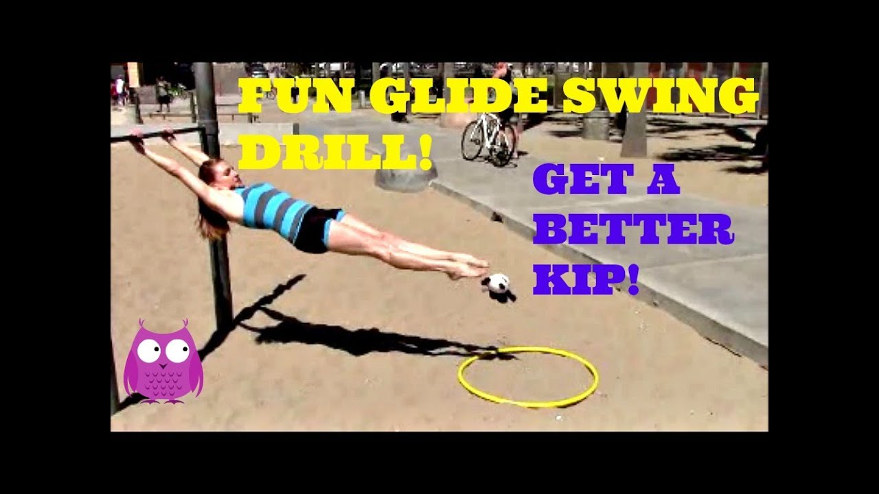 Fun Glide Swing Drill With Coach Meggin! Gymnastics Glide Kip Help