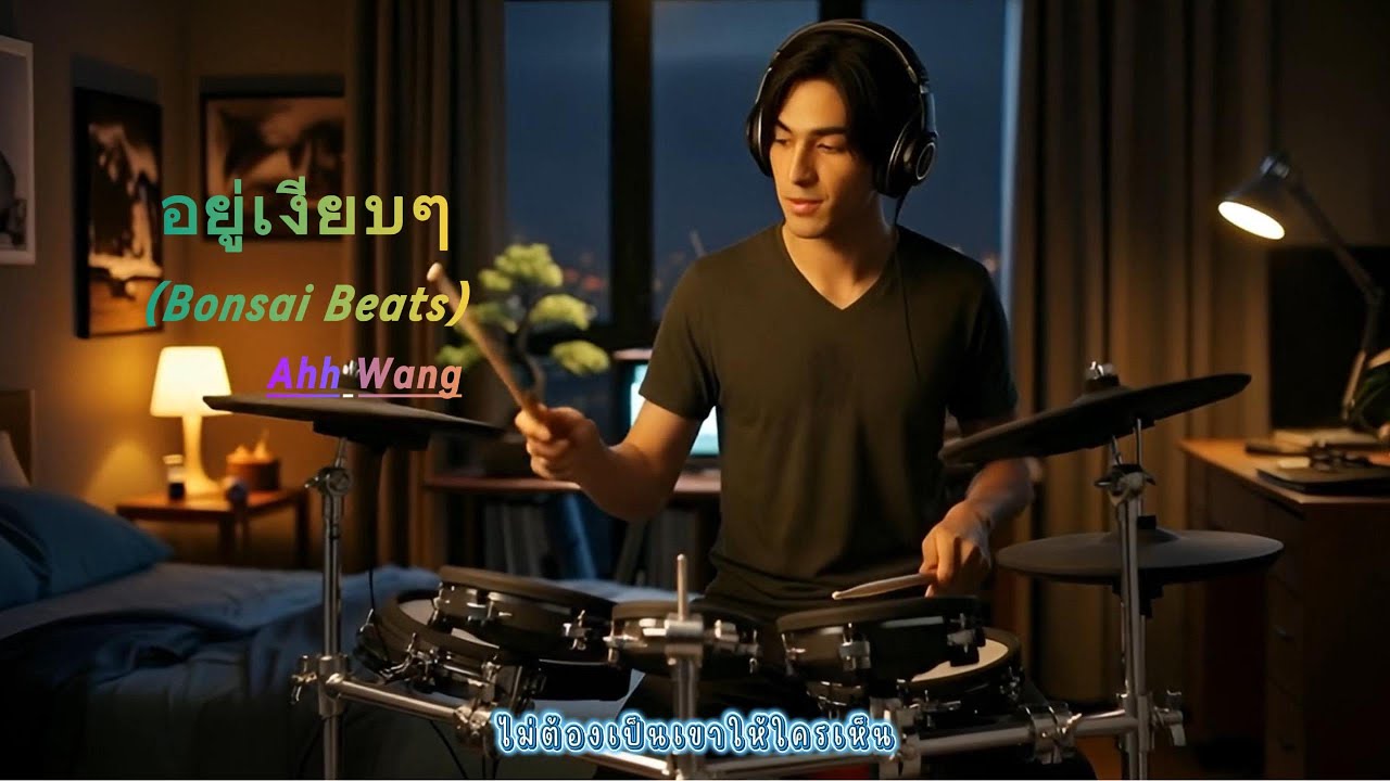 อยู่เงียบ ๆ  Bonsai Beats | เพลงสำหรับคนทำงานที่ชอบอยู่คนเดียว,ฟังตอนดึก, เพลงAI แต่งเอง Lo-Fi Music