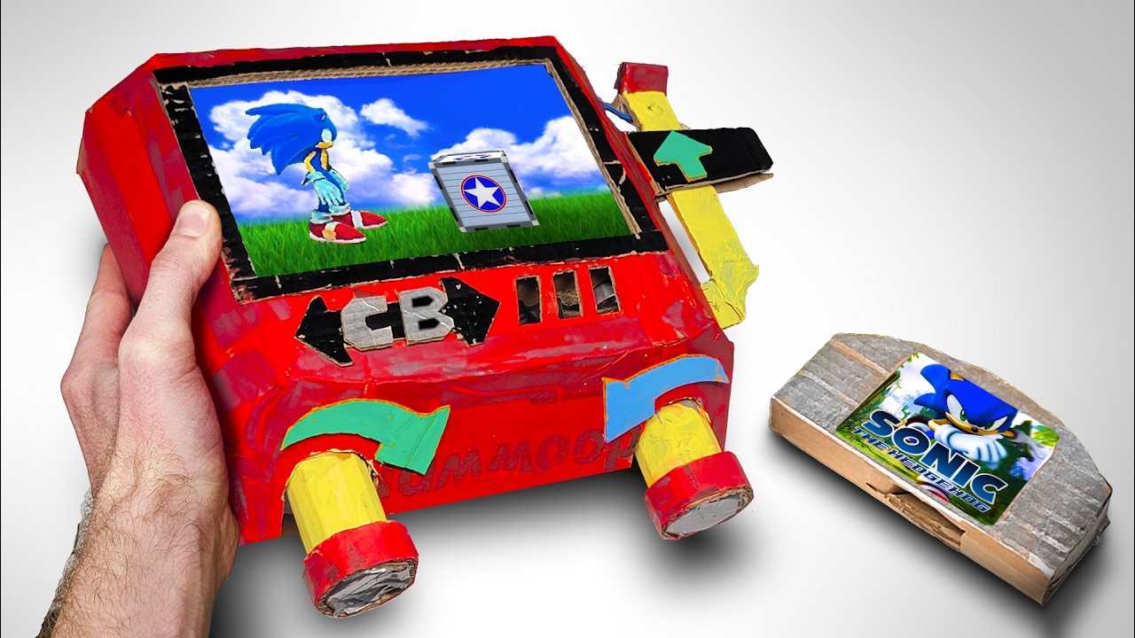 Playable Cardboard Video Game
