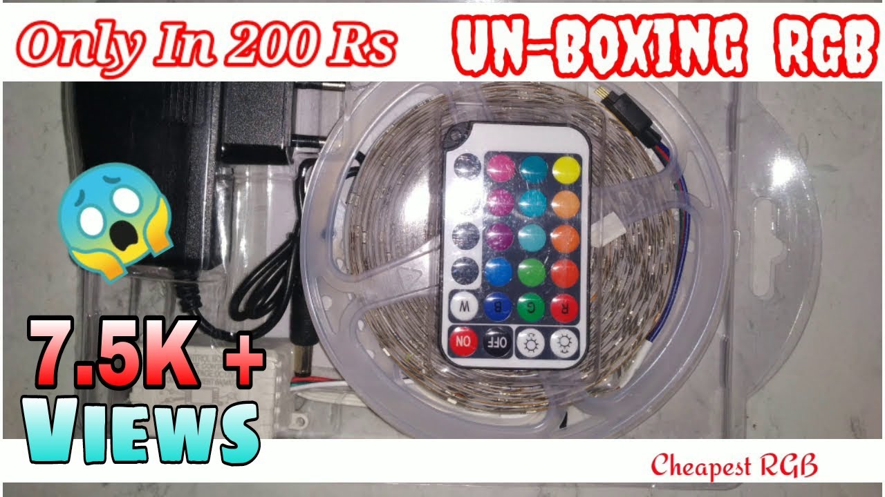 Cheap RGB Led Strip Light Unboxing And Review !Cheap And Awsome Water Proof RGB SMD Strip Light #RGB