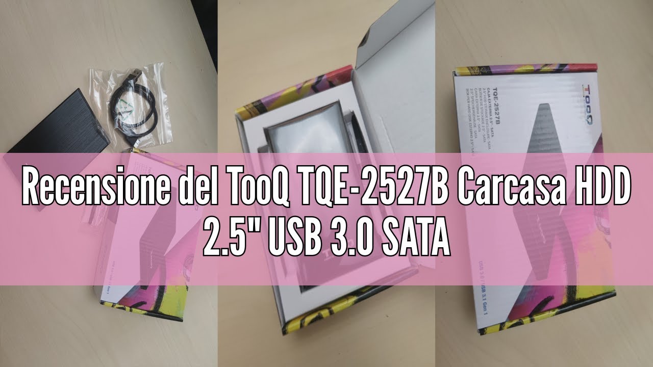 Recensione del TooQ TQE-2527B Carcasa HDD 2.5