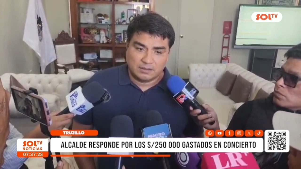 Trujillo: Mario Reyna responde por gasto municipal en concierto
