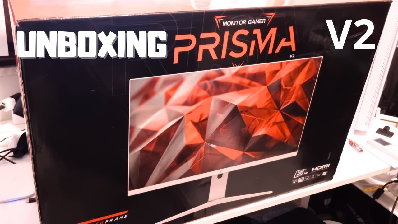 Melhor Monitor White label? UNBOXING Superframe Prisma v2 QHD 185 Hz IPS