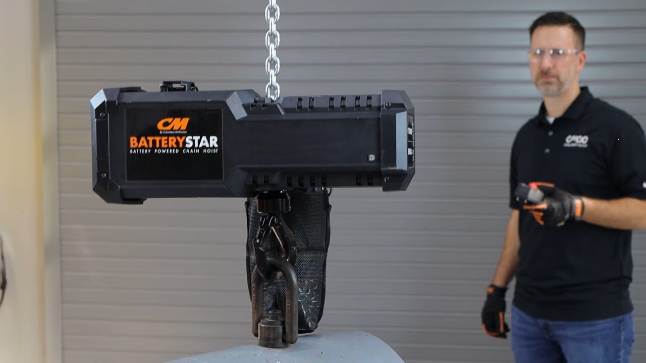 CM Battery Star Overview - talha de corrente alimentada por bateria