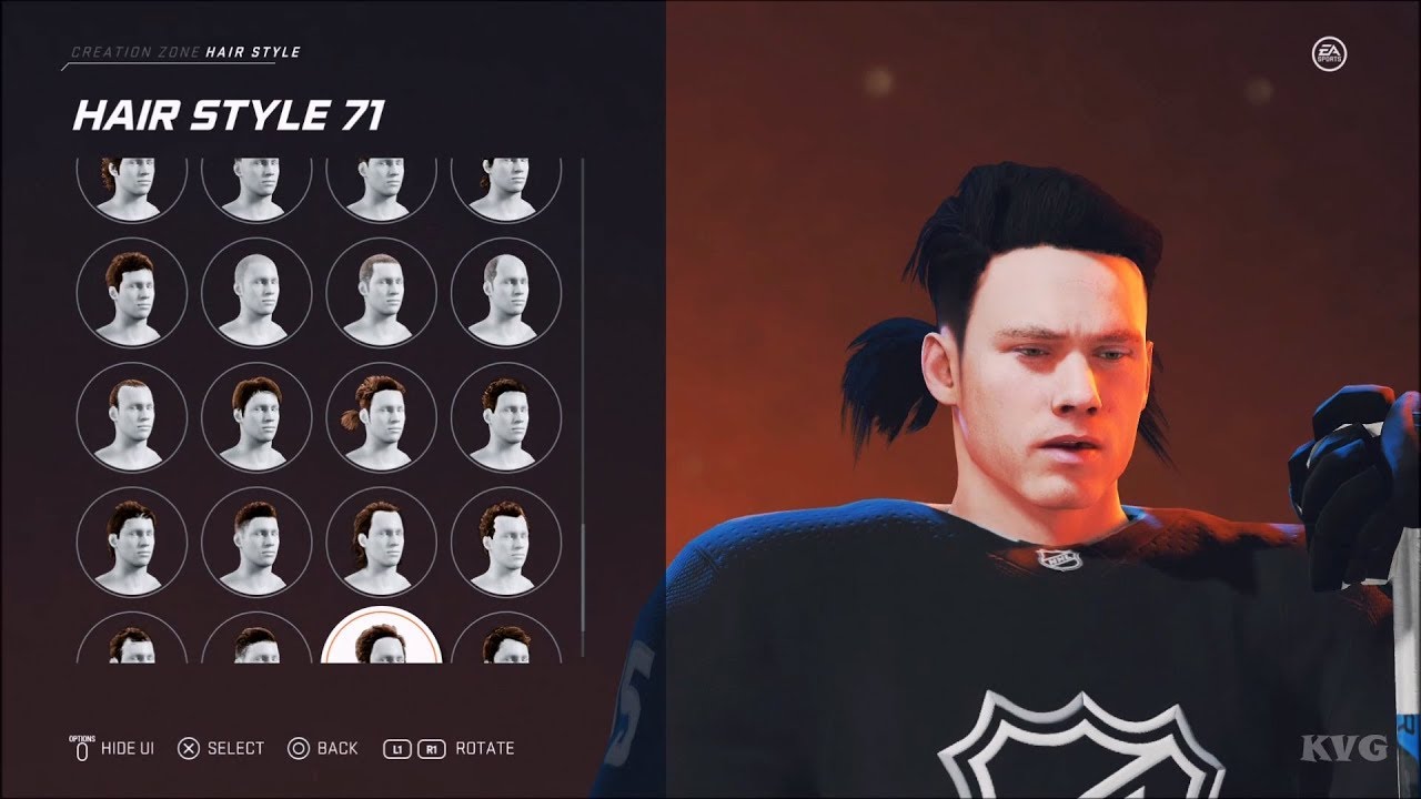 NHL 20 - Customize | Create Player (PS4 HD) [1080p60FPS]