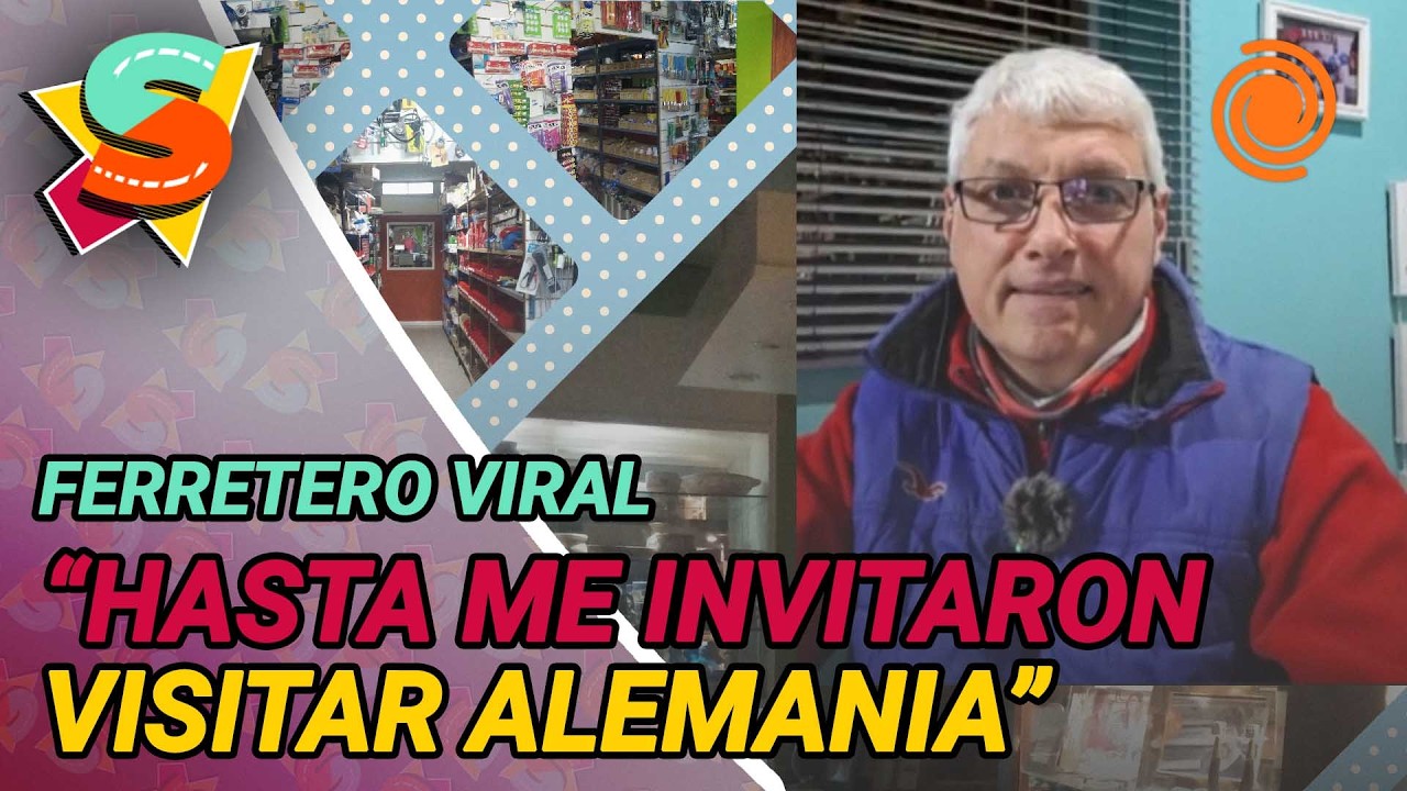 ¡Marcos Echeverry el ferretero influencer de Río Cuarto, que es furor en las redes!