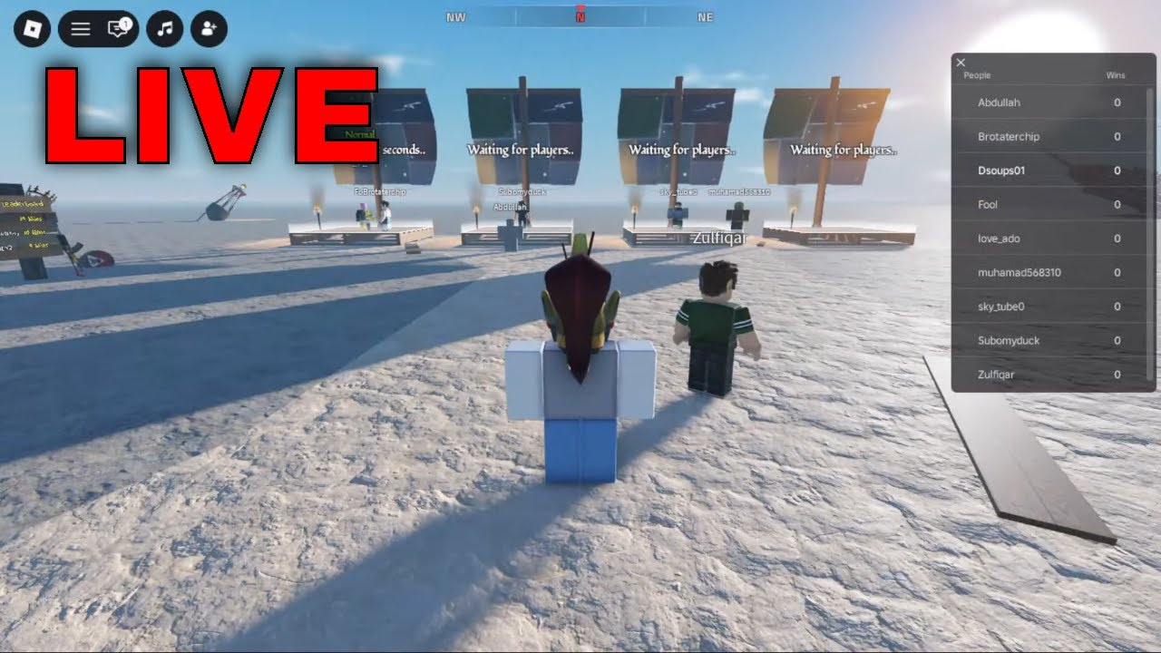 Roblox LIVE - RUSTY RAFT, THE STRONGEST BATTLEGROUNDS AND RANDOM GAMES 8/3