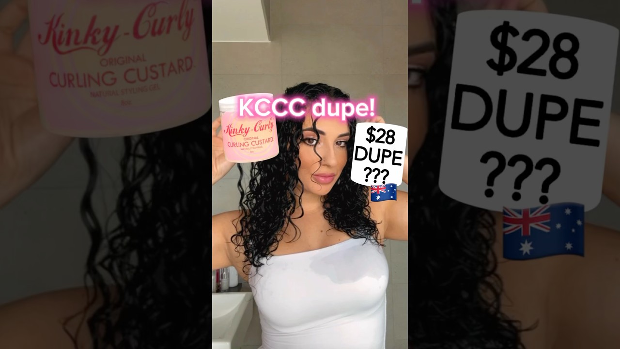 🦋I finallyyyyy found a dupe for Kinky-Curly Custard in Aus 🇦🇺 #curlyhair #kurleebelle #kinkycurly