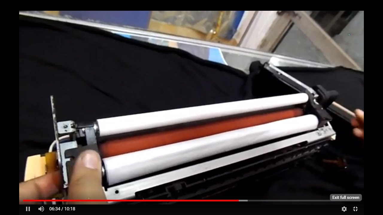 xerox 5755/5855 web roller replacement | xerox R3 unit paper jam problem solution