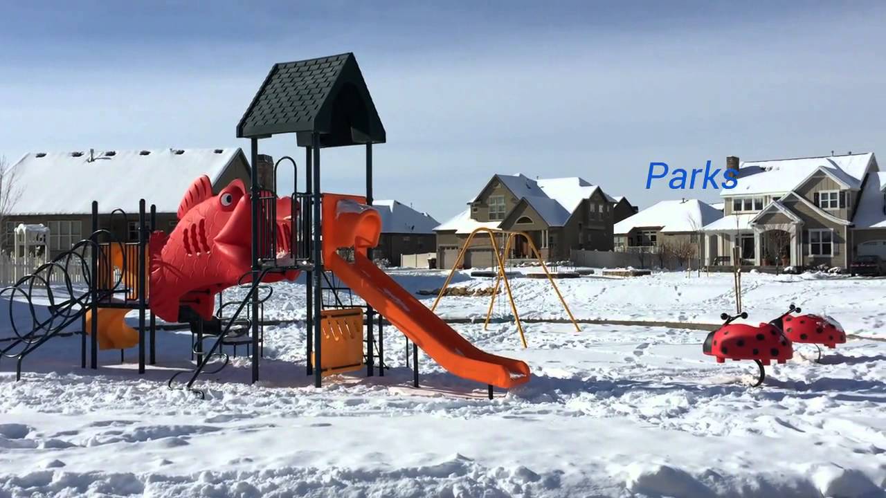 New construction at Harvest Park in Mapleton Utah