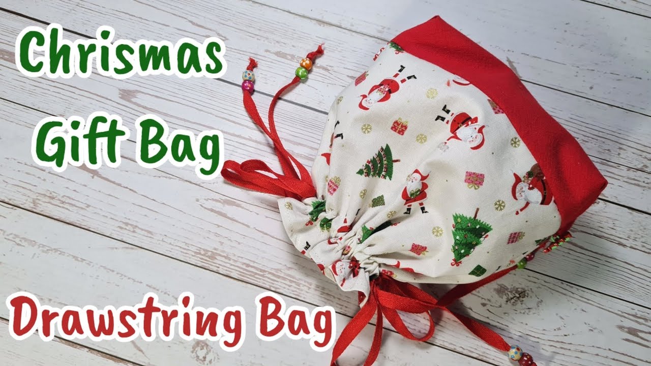 EP 20 Gift Bag Idea | DIY | Christmas Gift | Drawstring Bag Tutorial | EASY bag