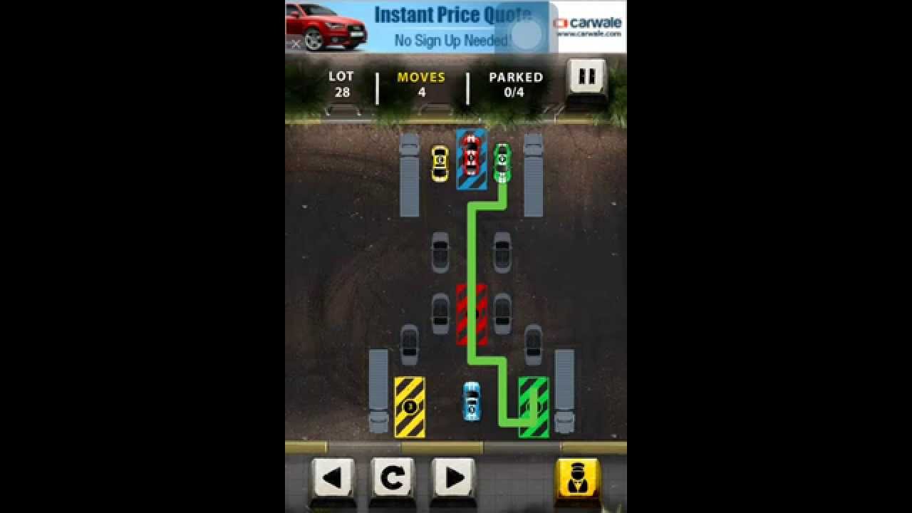 Parking puzzle solution level 26-30