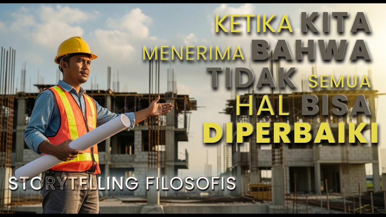 Ketika Kita Menerima Bahwa Tidak Semua Hal Bisa Diperbaiki | Cerita Kehidupan Filosofis