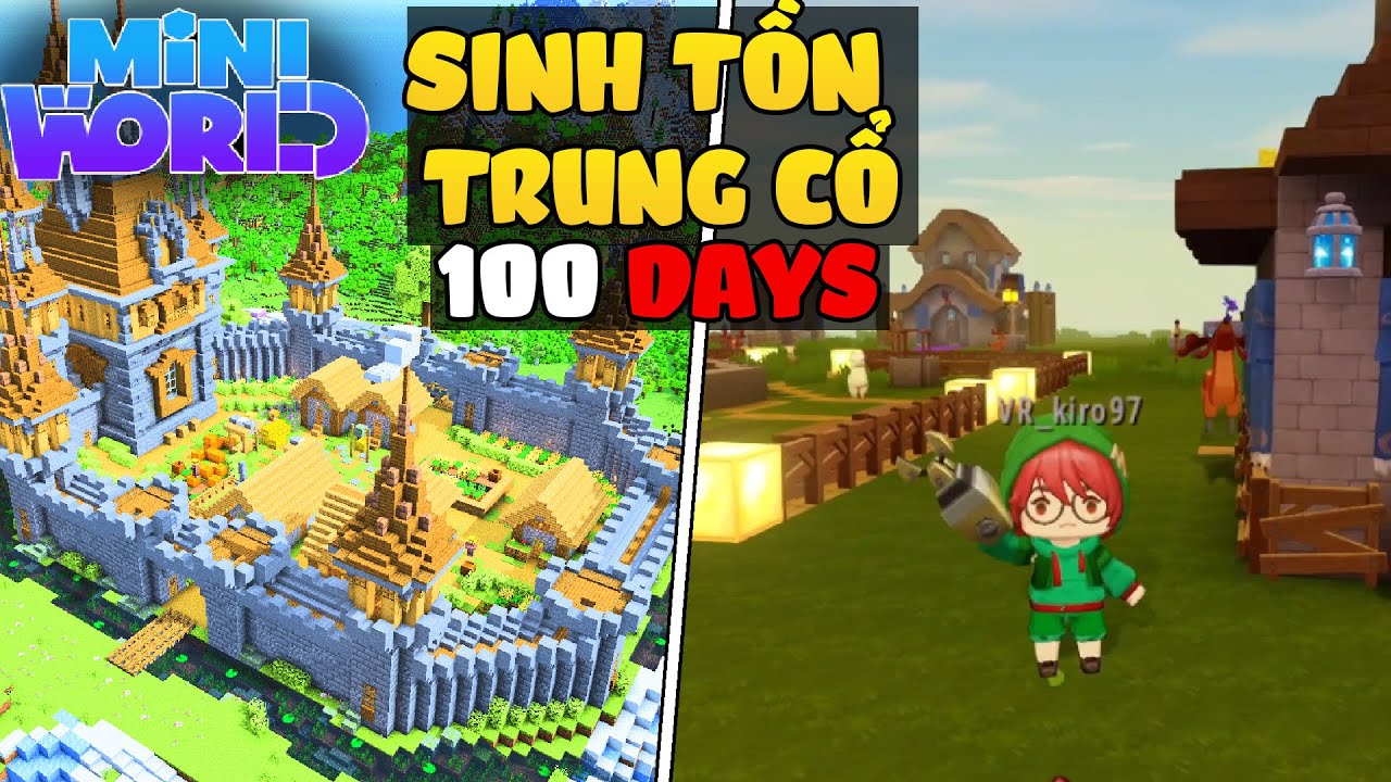 TÓM TẮT 100 NGÀY SINH TỒN CỰC HẠN PHIÊN BẢN MỚI NHẤT TRONG MINI WORLD [ FULL MOVIE ]