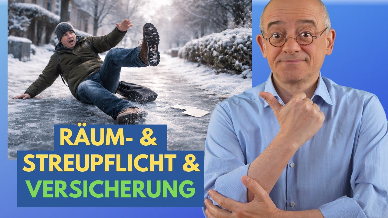 Glatteis vor deinem Haus - Welche Versicherung schützt dich wirklich?