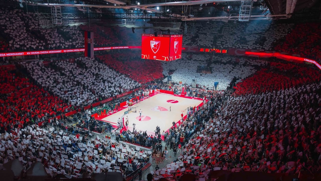 Red and White Belgrade Arena once again! 