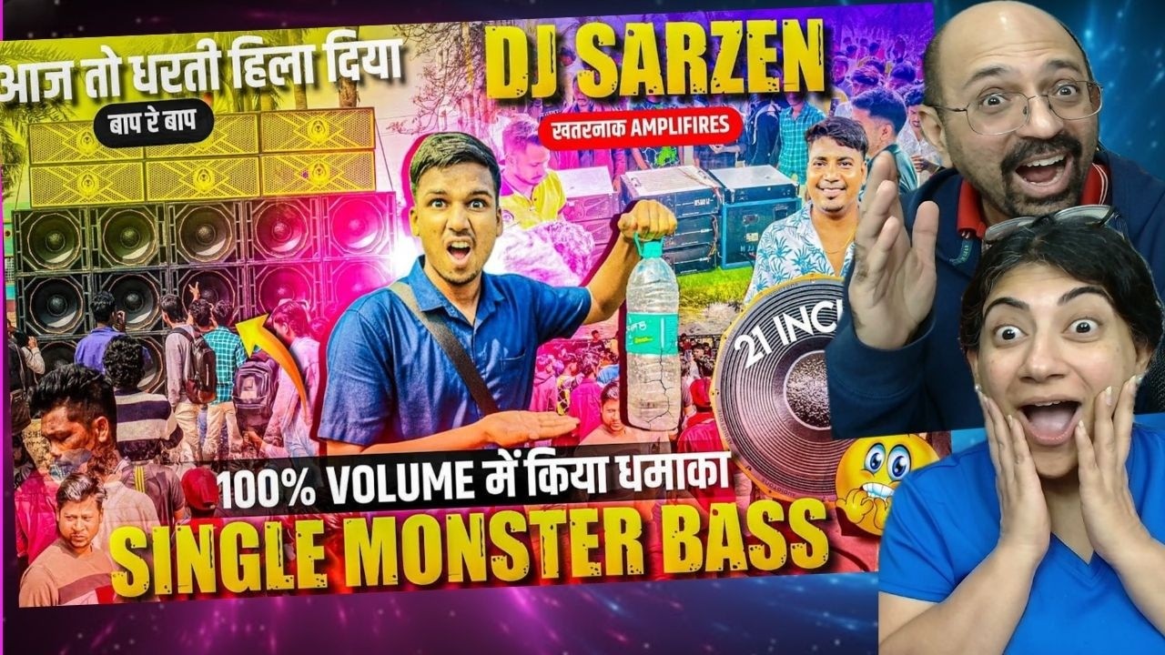 Dj Sarzen का असली Power देख लिया 😱 Single Monster Bass ने आज सबका रूह कांपा दिया 🥵 Public हुआ पागल 🔥