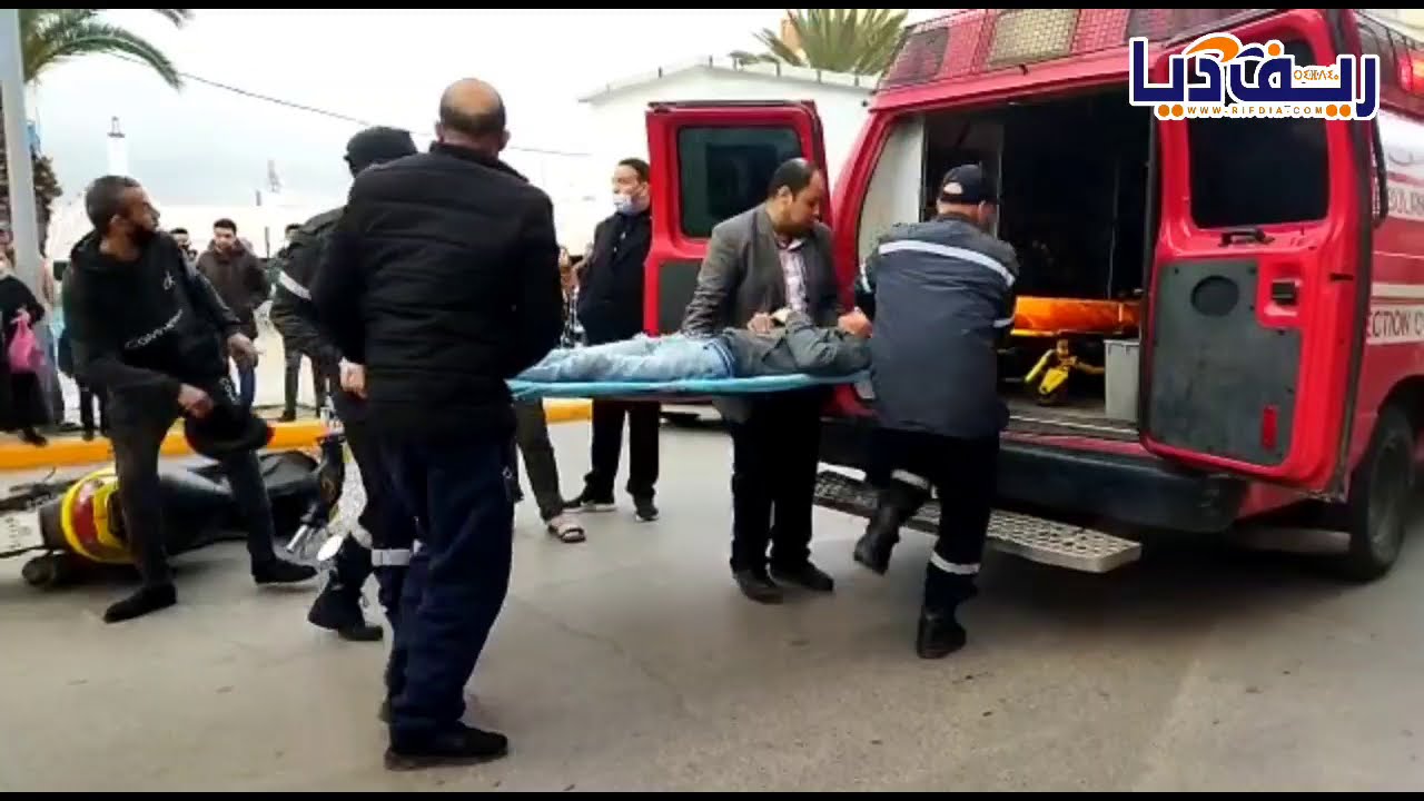 حادثـ ـة سير بالناظور تصيب بأضـ ـرار جسمانية بالغة سائق دراجة نارية