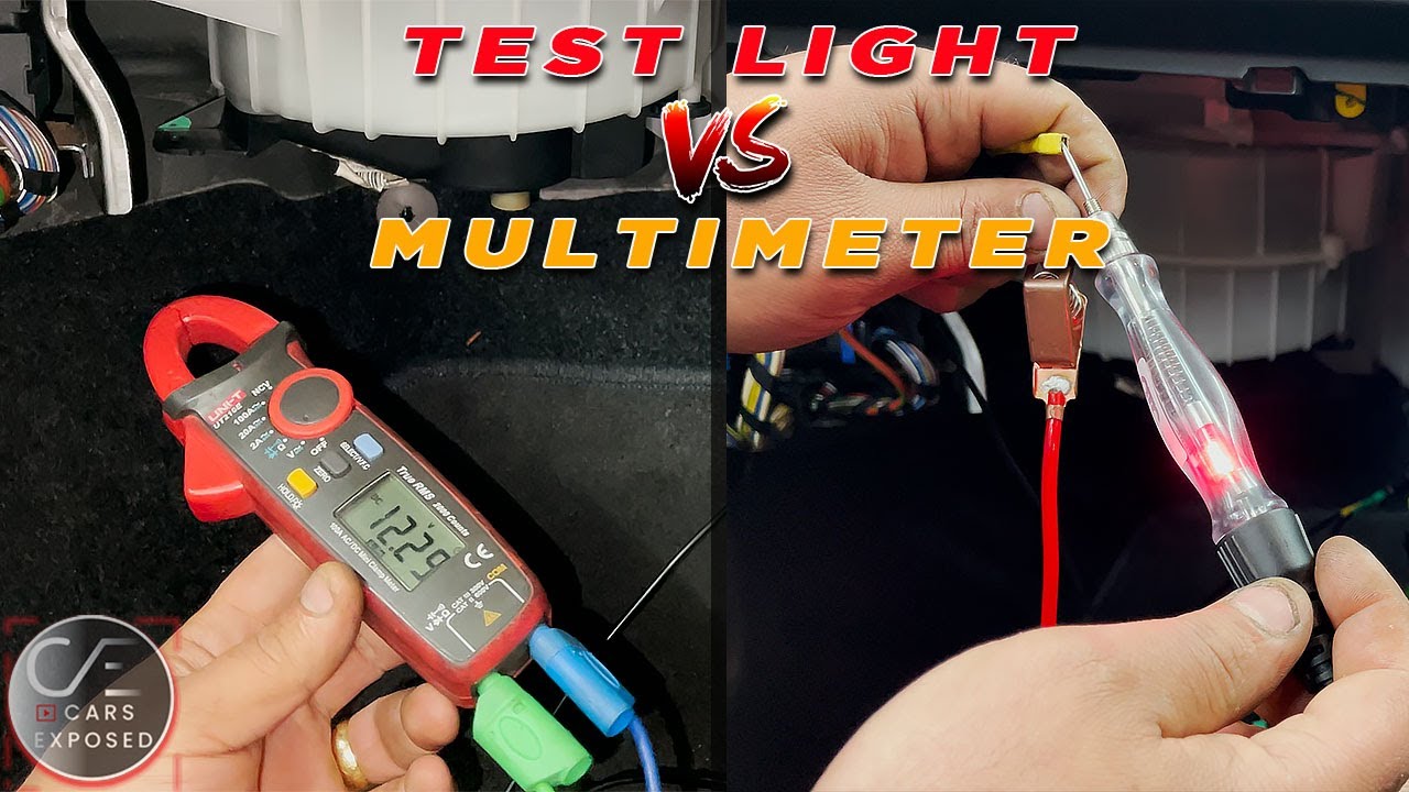 Test light VS Multimeter Vauxhall corsa HVAC blower not working