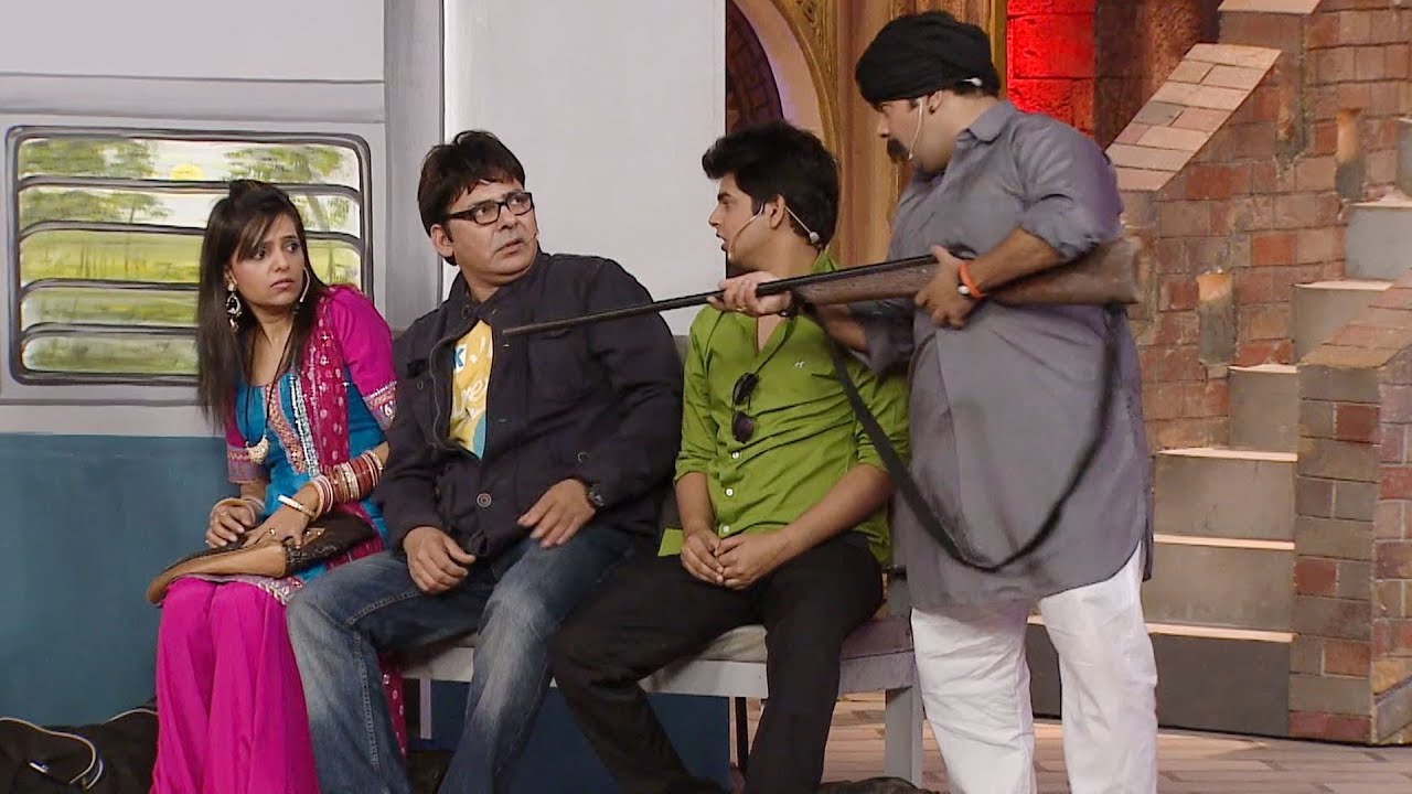 जब आतंकवाड़ी ने नए कपल्स को ट्रेन में लूटा🤣Comedy Circus Ke Ajoobe_EP-37.